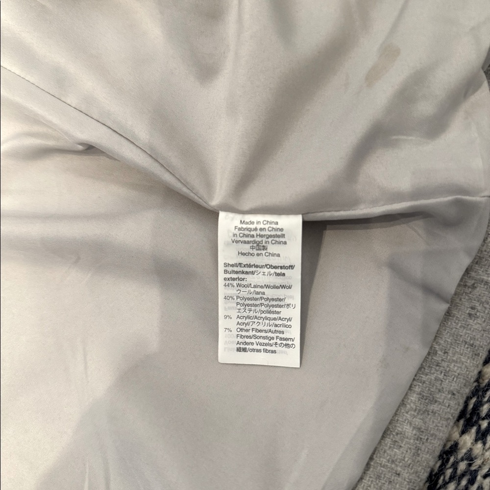 Girls Wool J Crew Car Coat size 16 - Picture 5 of 6
